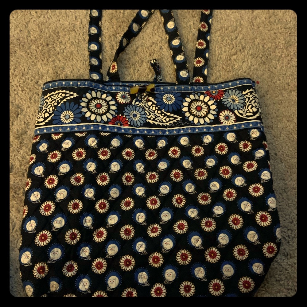 Vera Bradley owl print tote bag